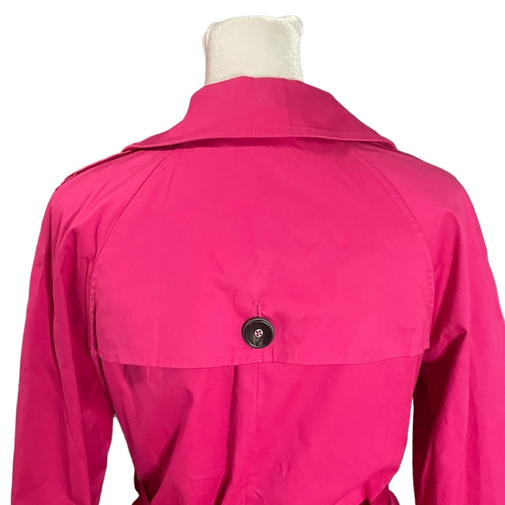 Apostrophe Small Hot Pink Double Breasted Women’s Blazer with Tie Waist - Picture 12 of 16